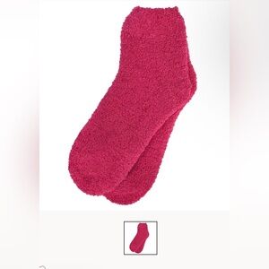 KASHWERE Adult Socks - Cozy Fuzzy Pink Socks - OS -BUNDLE of 2 pairs